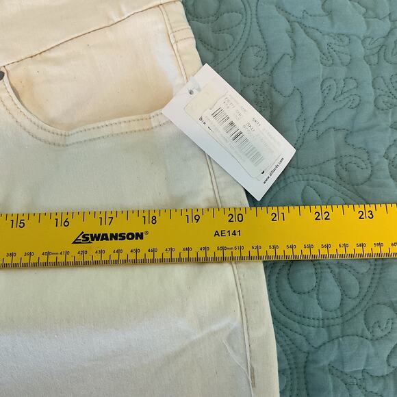 Westbound Womens The High Rise Skinny Jeans Off White 16 Regular NWT - Picture 15 of 16